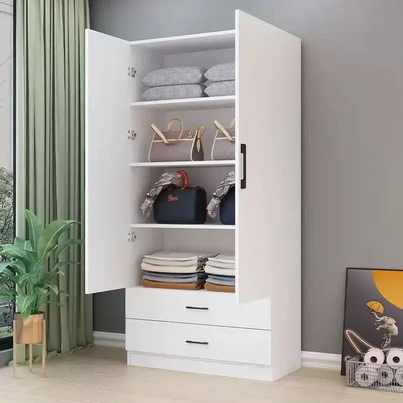 Simple Kids Storage Cabinet Portable Hanging Wardrobe for Small Bedroom Rental Room Home Organization Furniture 2025 New