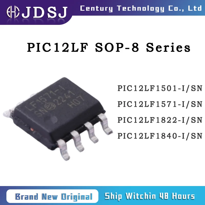 5PCS PIC12LF1501-I/SN PIC12LF1571ISN PIC12LF1822 PIC12LF1840 ISN SOP-8 Brand New Original IC Chip