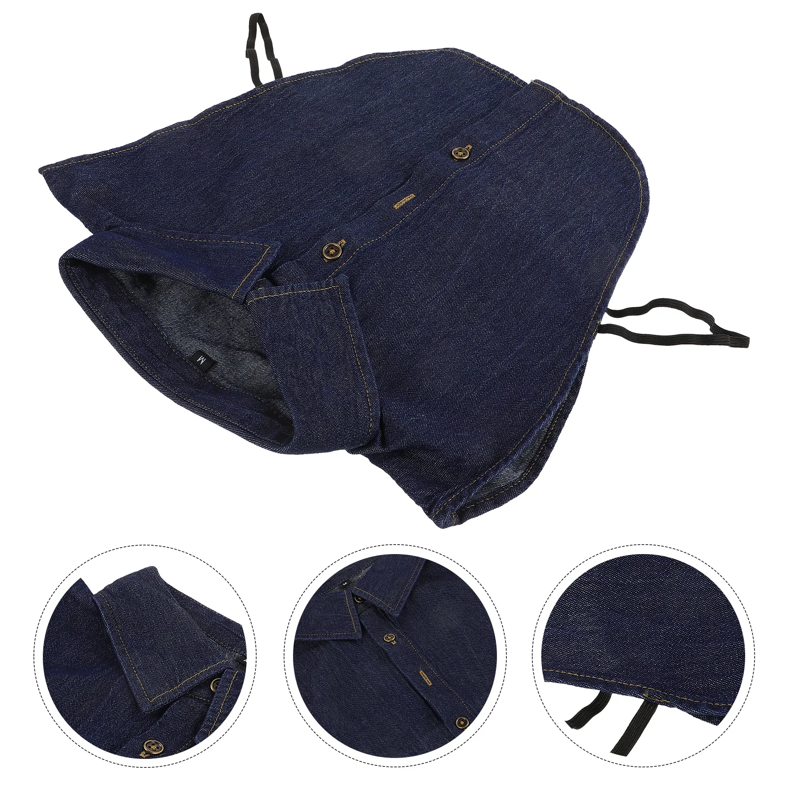 

Women Detachable Collar Soft Cotton Fake Shirt Collar Lightweight Comfortable for Business Suit Casual Outfit Chic Decoration