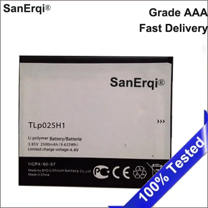 10pcs 2500mAh TLP025H7 TLP025H1 Battery For Alcatel OneTouch POP 4 OT-5051X OT-5051D 5051X 5051D 5051J 5051M TLP025H1 Battery