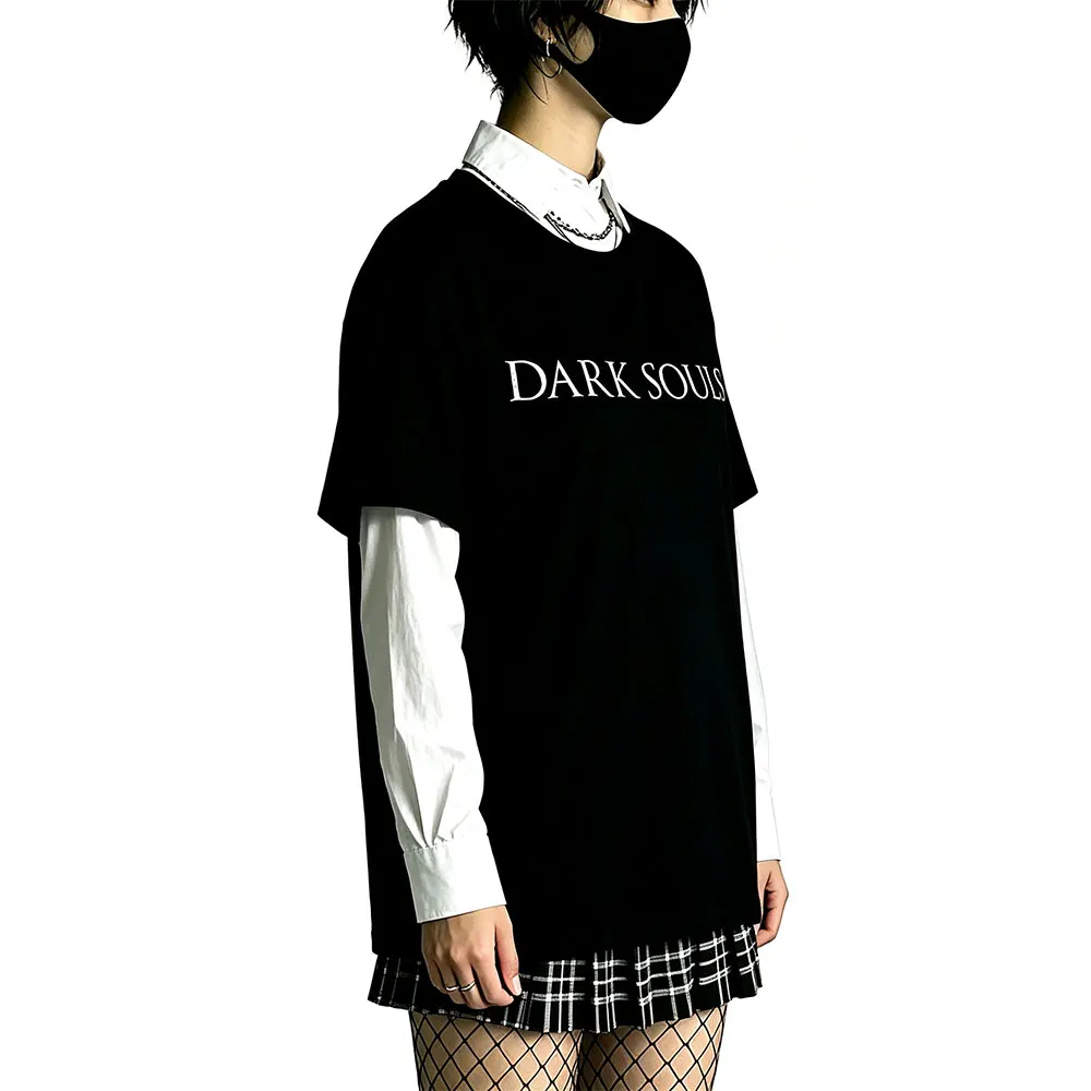 Camiseta de Dark Souls Oscar of Astora, camisetas informales de algodón suave para hombre y mujer, ropa de calle de gran tamaño estilo gótico de los años 90