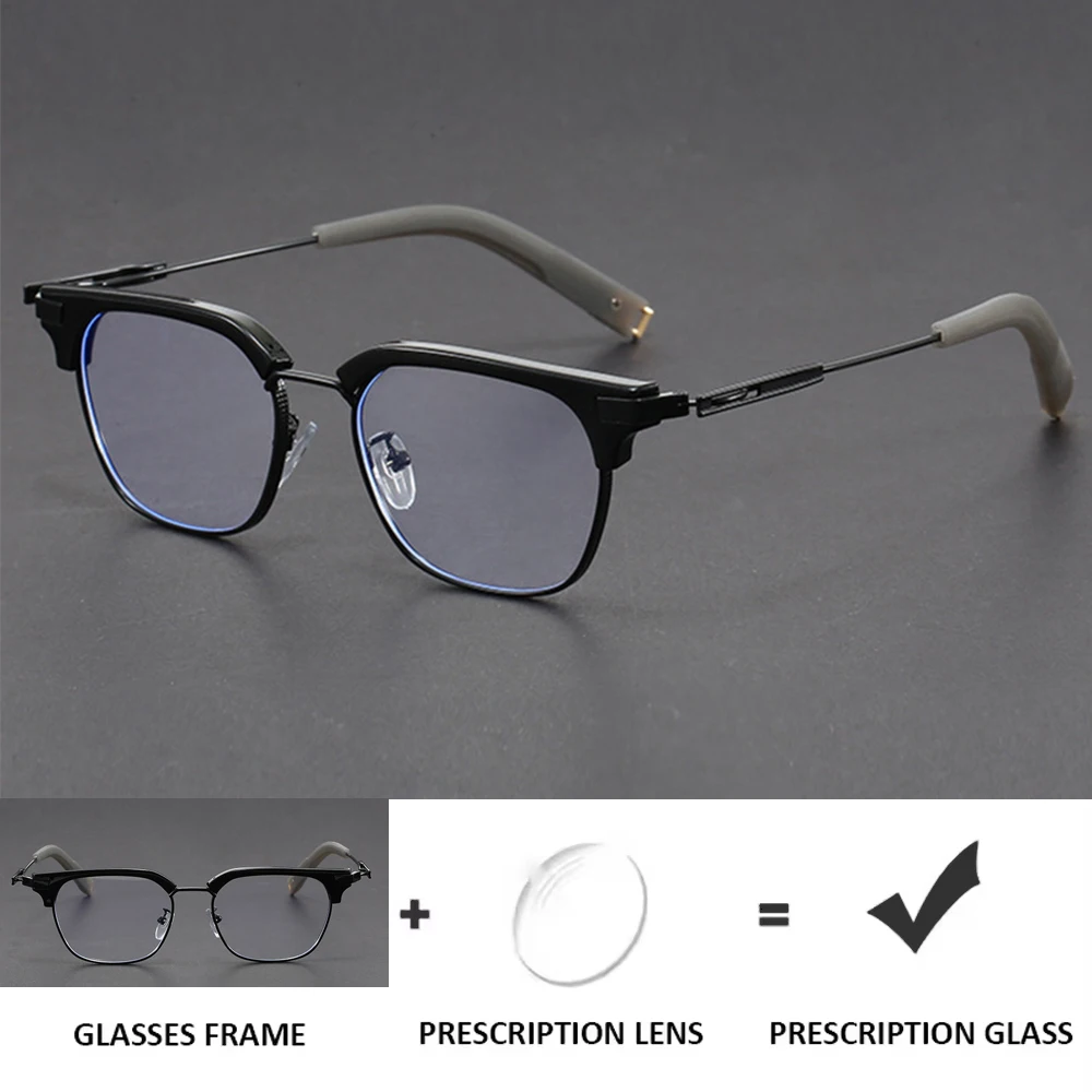 

Square Frame Prescription Glasses Women's Glasses Frames Anti Blue Light Optical Lenses Reading Glasses Man Myopia Eyeglasses