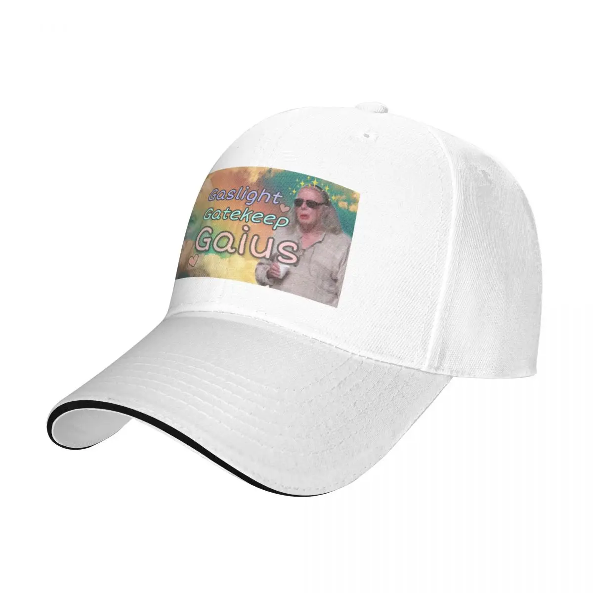 Gaslight Gatekeep Gaius aestheticCap Baseball Cap Horse Hat Beach Women's Hats Men's