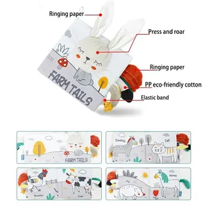 أفخم ألعاب التعليم الحسي عن طريق اللمس للأطفال ، كتاب قماش الأطفال ، محو الأمية المبكرة ، تنمية الذكاء ، الأولاد والبنات أفضل 12 لعبة مبيعات فتاة 10 سنوات - No9