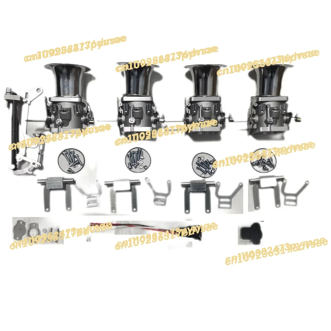 

four FAJS THROTTLE BODY TZ6-40(42/45/48/50)-4 OBX THROTTLE BODY JENVEY THROTTLE BODY 40/42/45/48/50OBX with tps air horn linkage