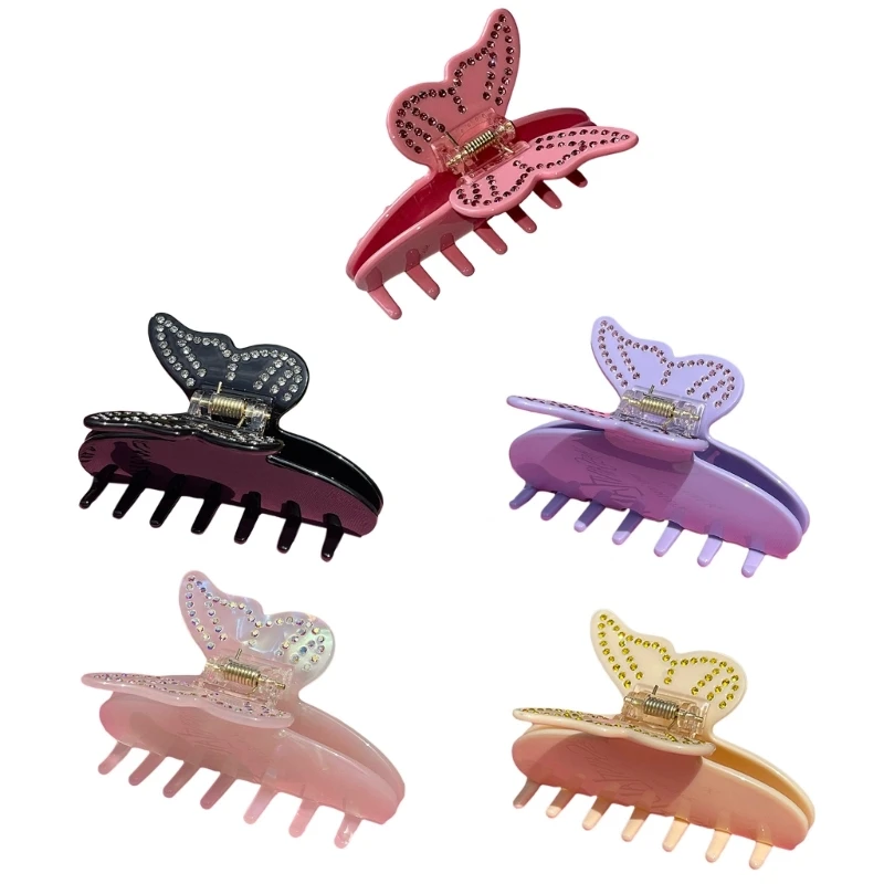 

Claw Clip Hair Claw Clips Hair Banana Barrettes Non-Slip Jaw Large Clip Strong Claw Clamp for Women M6CD