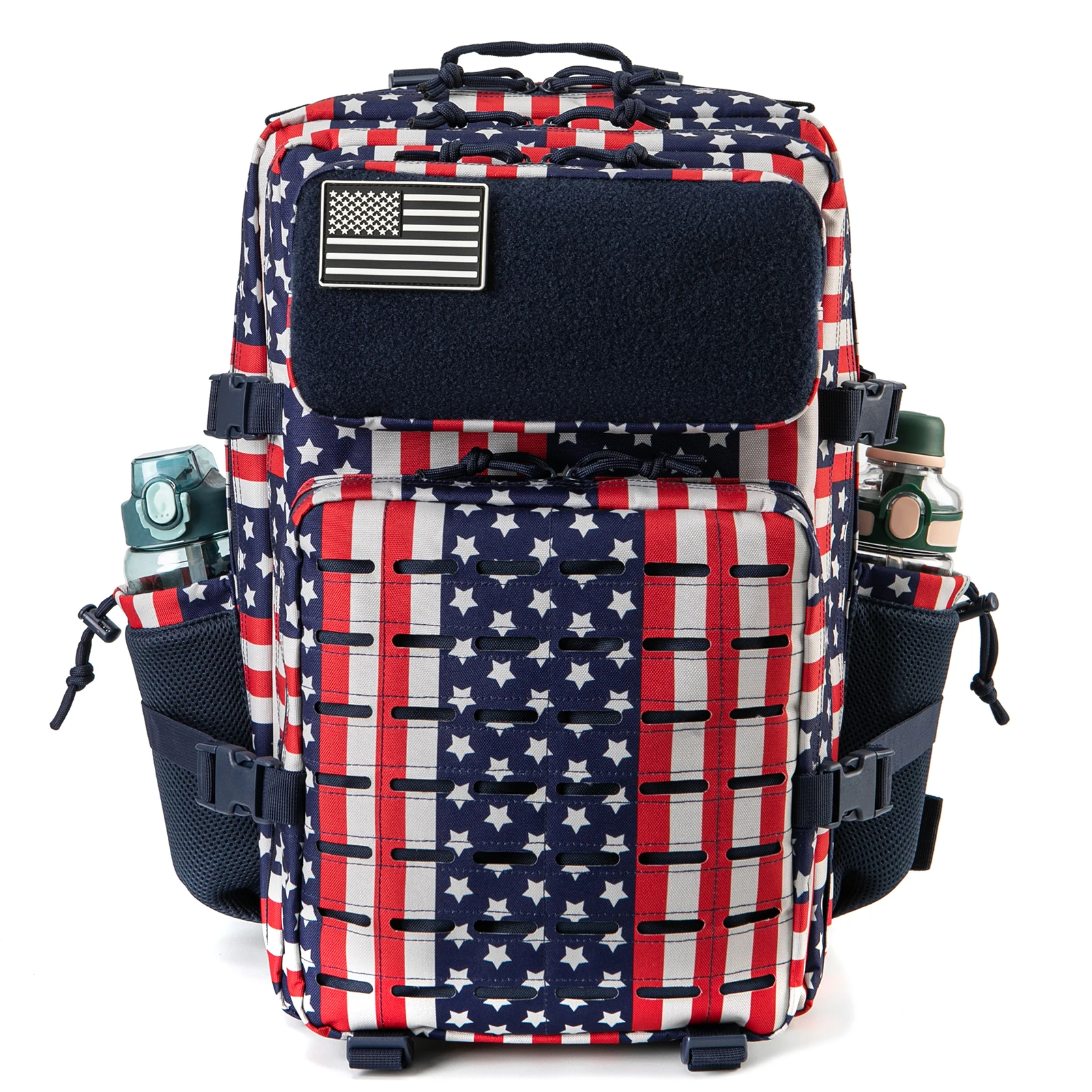 45L Tactische Rugzak Survival Tas Jacht MOLLE Rugzak GYM Voor Mannen EDC Outdoor Wandelen Rugzak Heks Fles Houder - afbeelding 1