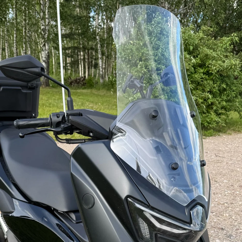 NMAX155 Windscreen Windshield For Yamaha N-MAX 2025 NMAX 155 Accessories Moto Screen Visor Front Glass Scooter Wind Deflector