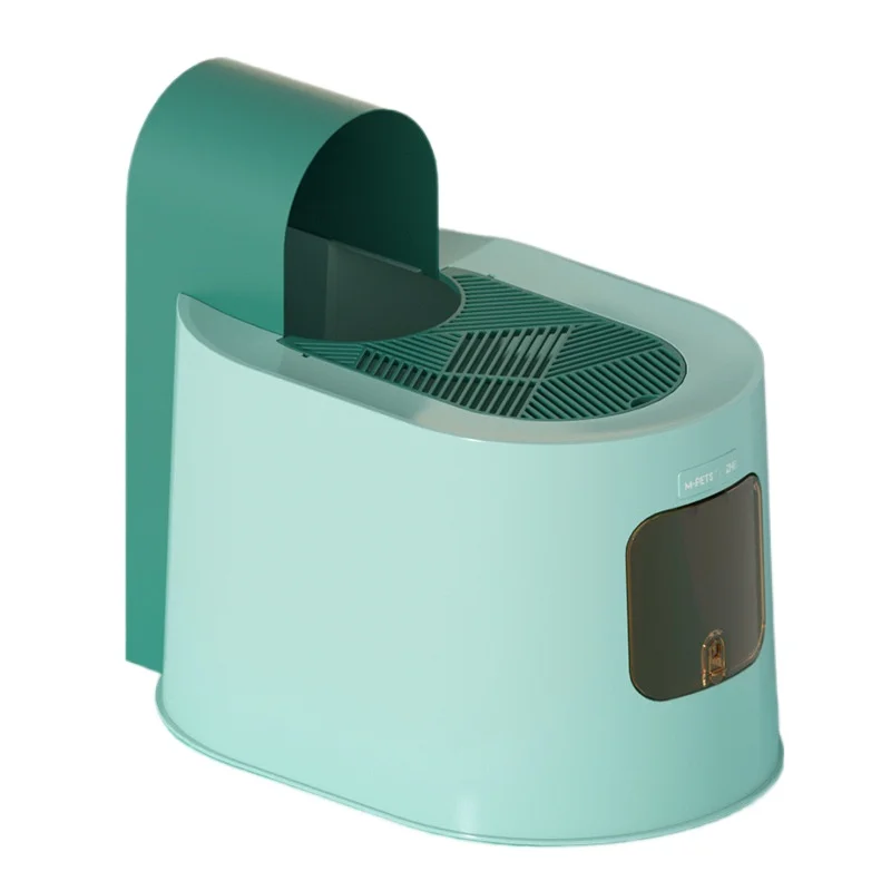 Fully enclosed cat litter box, extra large size, anti-splashing, cat toilet