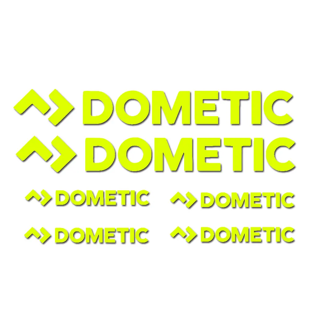 For Dometic RV campervan motorhome set of 6 decal cut vinyl sticker ( no background