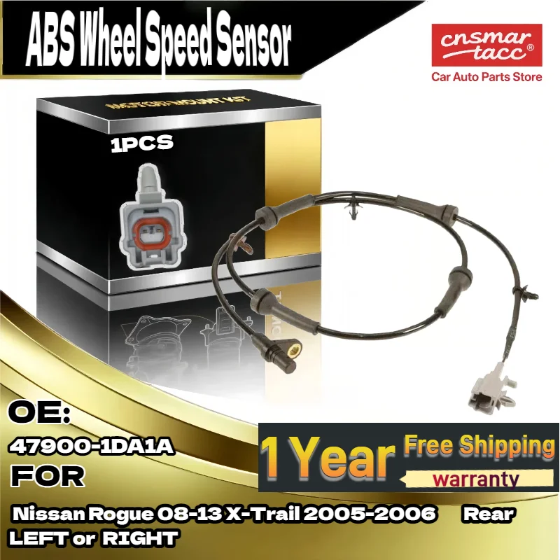 

For 1x Auto Front or Rear ABS Wheel Speed Sensor 47900-1DA1A for Nissan Rogue 2008-2013 X-Trail 2005-2006