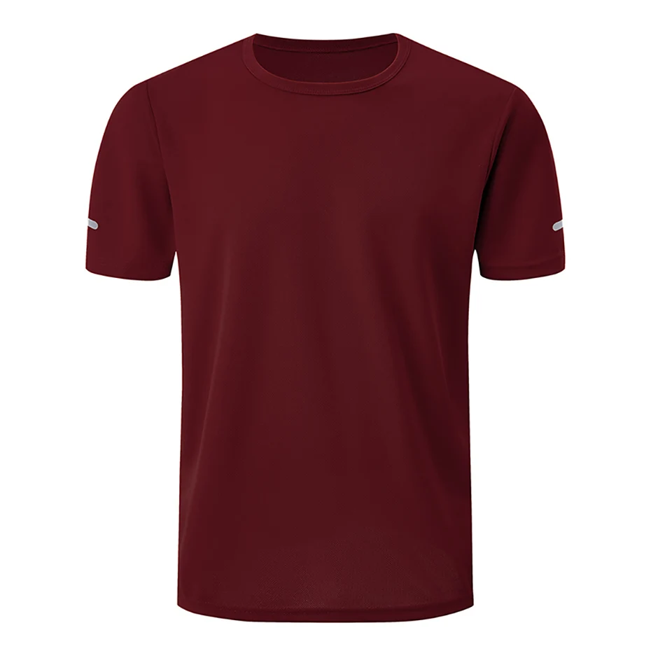 2/4/6-teiliges Four Seasons Herren-T-Shirt in einfarbiger Farbe mit Rundhalsausschnitt und kurzen Ärmeln und bedruckten Bündchen, Jugend-Sport- und Freizeitmode-T-Shirt – Detail 16