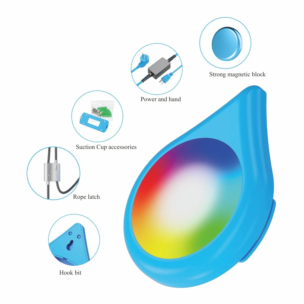 Newest 15W LED Pool Light with APP Control RGB Dimmable IP68 Waterproof Music Synchronized Color Changing UnderWater Spotlight