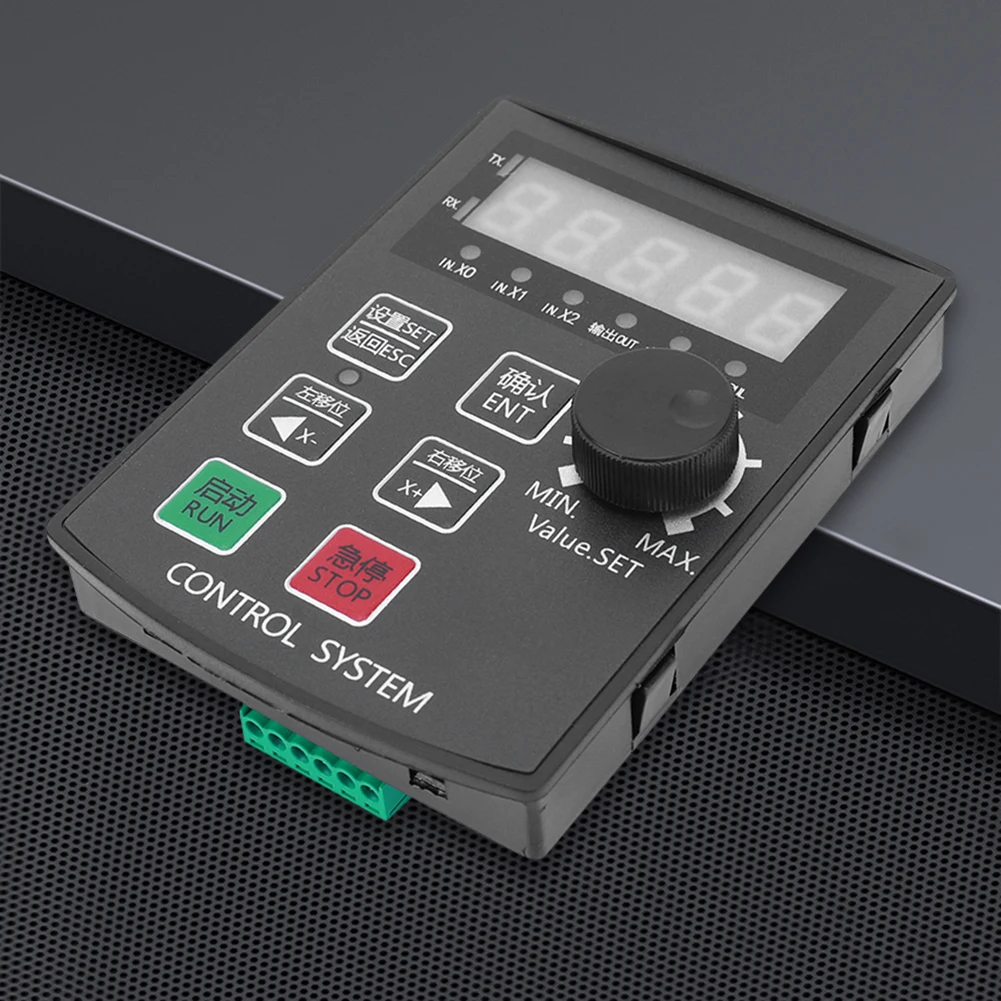 Display a 5 cifre limite di comunicazione Controller motore DC12-24V 85KHz Stepper Servo preimpostato modulo di controllo del movimento pannello per