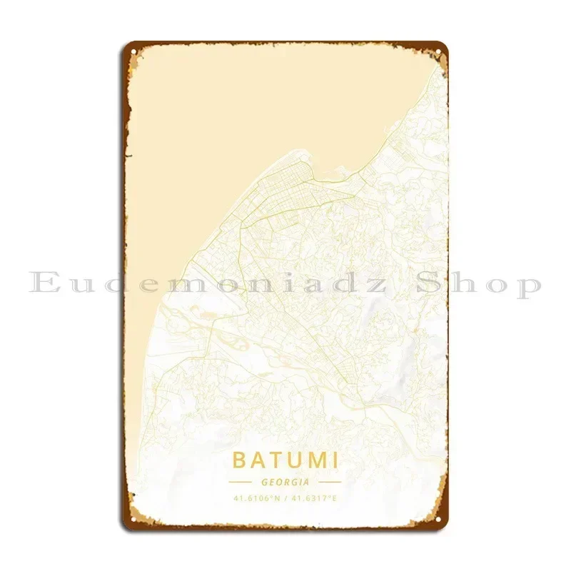 Batumi Georgia Metal Plaque Poster Cinema Mural Pub Design Wall Cave Tin Sign Poster