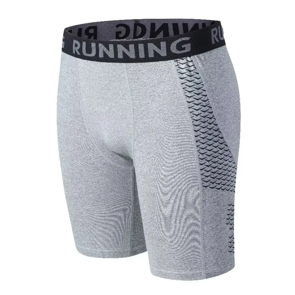 Men Fitness Compression Shorts Running Training Sport Shorts High Stretch Base Layer Tight Bodybuilding Basketball Sportswear