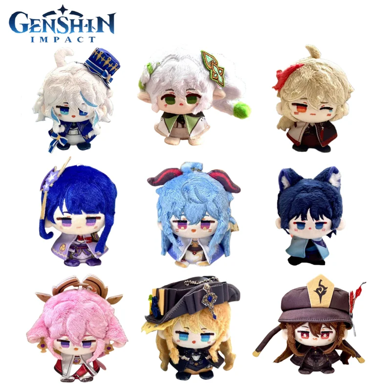 Genshin Impact Plush Doll Arlecchino Sigewine Focalors Navia Wriothesley Freminet Game Cosplay Cute Stuffed Toys Boys Girls Gift