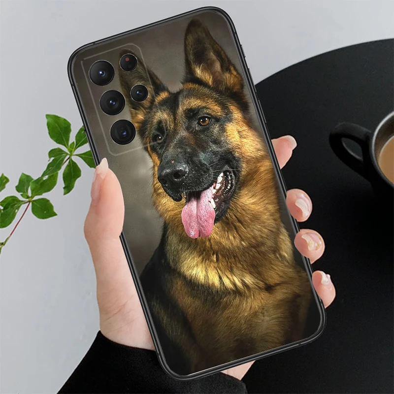 German Shepherd Dog Phone Case for Samsung A15 A35 A55 A52 A53 A54 A33 A34 A25 A05S A16 A14 A05 A13 M15 M55 M35