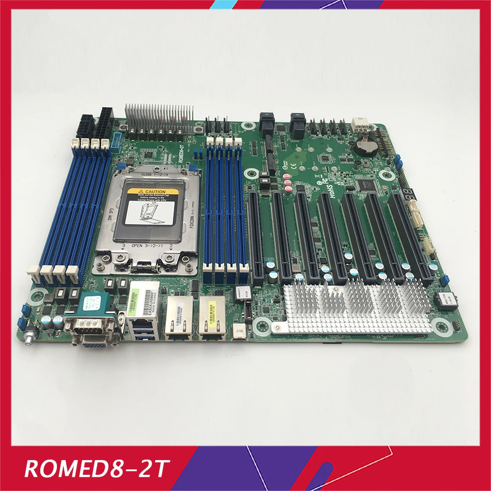 Hot Sale ROMED8-2T For Asrock Rack Server Workstation Motherboard SP3 LGA4094 DDR4 PCIE 4.0