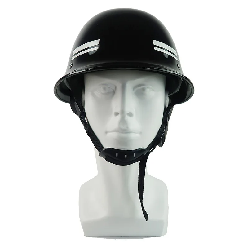 Protective Helmet Security Guard Performs Patrol Protective Campus Security Equipment Duty Helmet