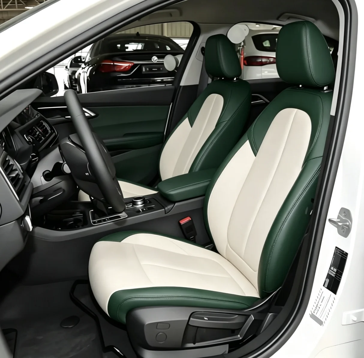 Für BMW F40 2019~2023 Maßgefertigte Autositzbezüge Luxuriöses Nappaleder 100% Passgenau Innenraumzubehör 360 ° Vollständige Abdeckung – Detail 3