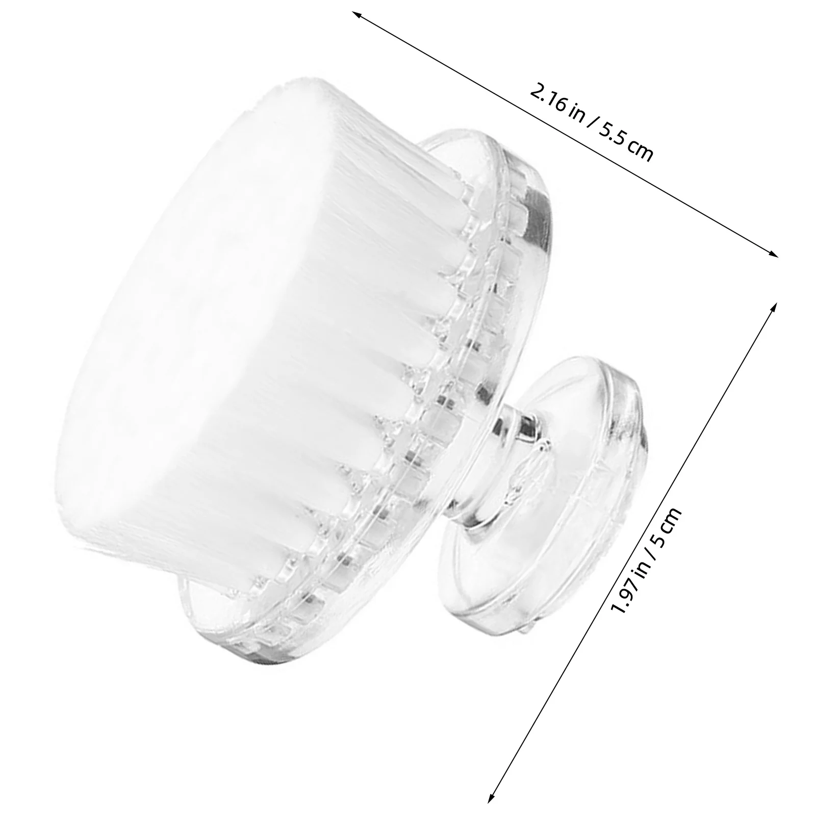 ポータブルフェイスクリーニングブラシ ソフト毛のフェイシャルブラシ 軽量防水ハンドヘルドフェイススクラバー ディープクリーンフェイシャルスキン