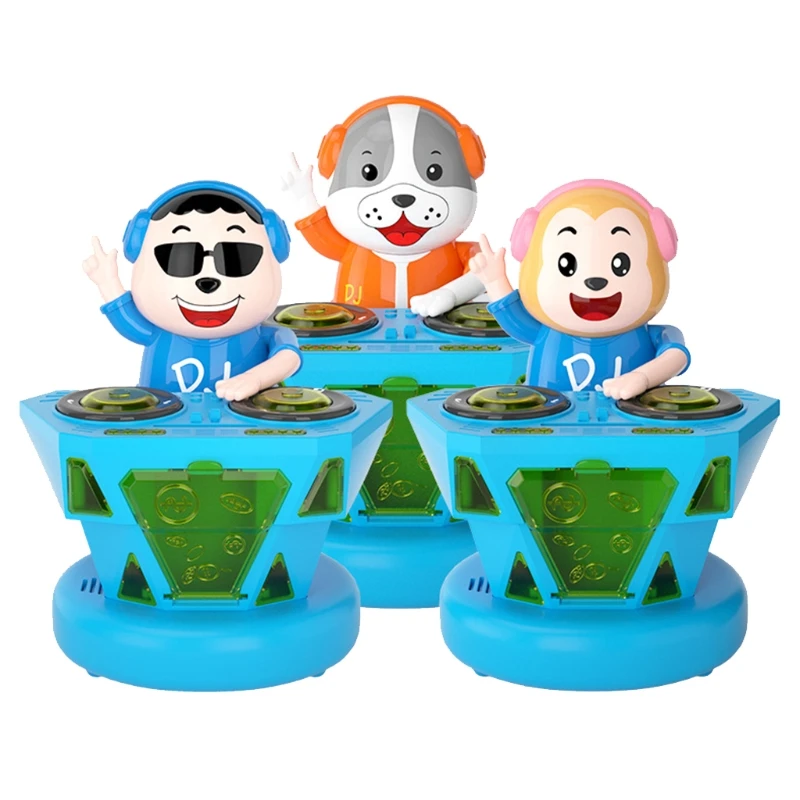 

Интересная детская пластиковая игрушка-робот, электрическая музыкальная детская вечеринка, рождественский подарок для снятия на