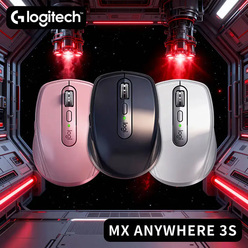 

Logitech MX Anywhere 3S for Efficient Multi-Tasking, Cross-Computer Flow, Silent, DPI Adjustment