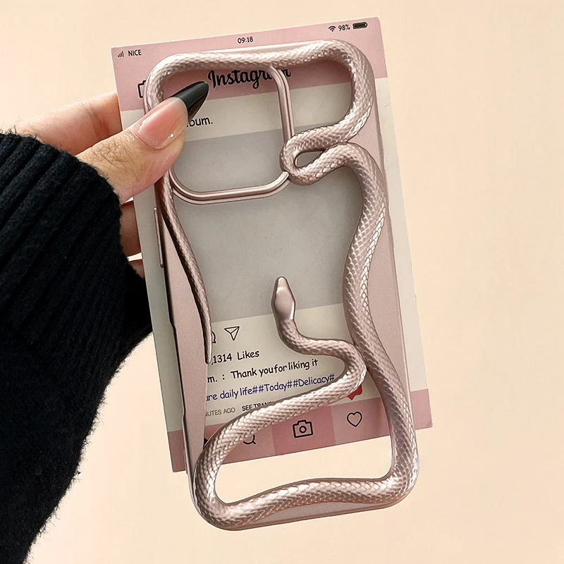 Design Matte Summer Breathable Cool Snake Style Phone Case For Compatible With Samsung Galaxy S22 S23 S24 S25 Fe Ultra 5G Cover