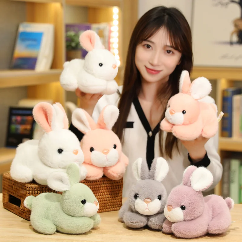 

20cm Mini Rabbit Stuffed Soft Plush Doll Cute Bunny Plush Toys Home Room Decoration Ornament Birthday Xmas Gift For Kids Girl