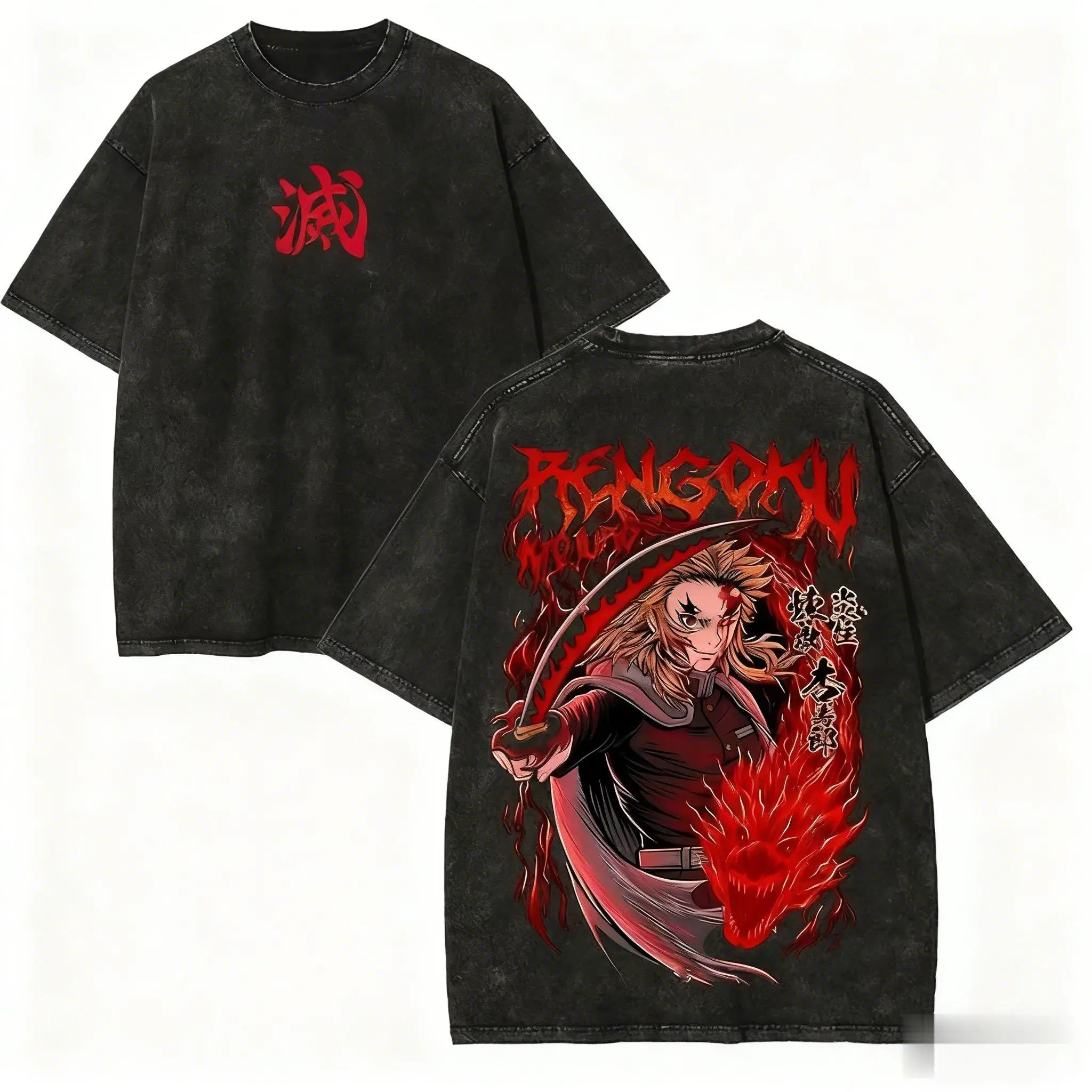 เสื้อยืดอนิเมะดาบพิฆาตอสูร ชิโนบุ โคโจ รุ่นใหม่ประจำฤดูร้อนปี 2025 ลายพิมพ์สไตล์เรโทร ผ้าฝ้ายแท้ ซักแล้ว ใส่ได้ทั้งผู้ชายและผู้หญิง