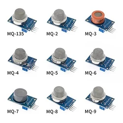 Arduinoスターター用煙センサーモジュール,DIYキット,mq-2, mq-3, mq-4, mq-5, mq-6, mq-7, mq-8, mq-9, mq-135