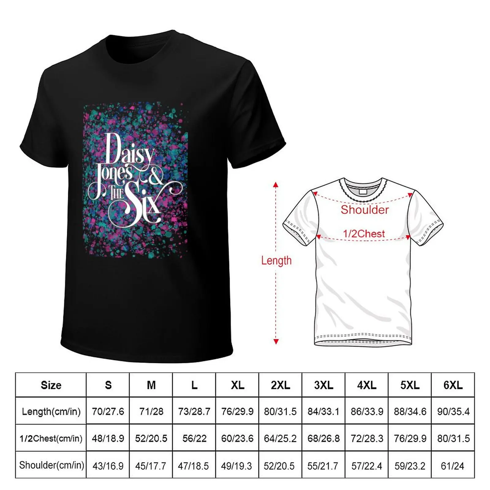 Daisy Jones and The Six Black Retro Band Logo Shirt, The Aurora World Tour Unisex T-Shirt man t shirt graphic T-Shirt