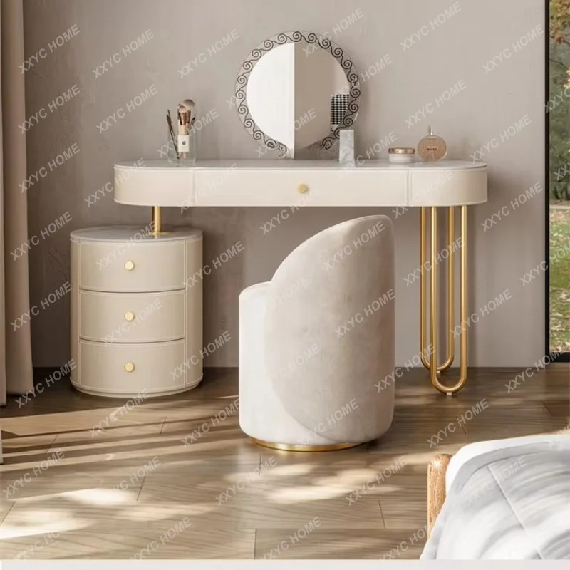 X Stool Vanity Table Minimalist Decor Makeup Desk  Table Modern Desk Luxury Vanitty Tocador Bedroom Furniture