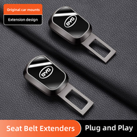 Car Seat Belt Extension Buckle Seatbelt Clip Adjustable Extender For BYD Tang F3 E6 Atto3 Yuan Plus Song Max F0 G3 I3 Ea1 Dmi