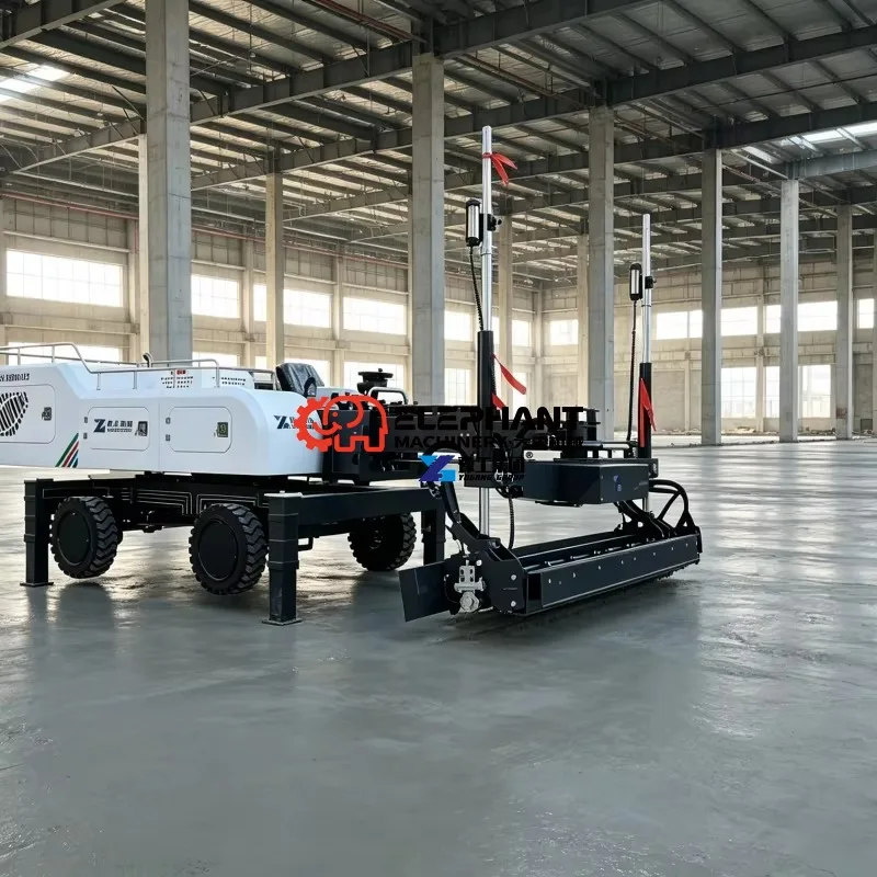 High Precision Laser Concrete Leveling Machine Automatic Operation for Shopping Mall and Retail Space Concrete Floors