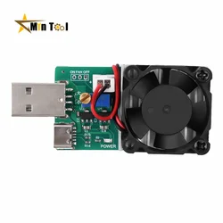 0.15A-3A modulo misuratore di carico elettronico USB regolabile 5V 12V tensione 18W/22.5W Tester USB di resistenza all'invecchiamento per strumento elettricista