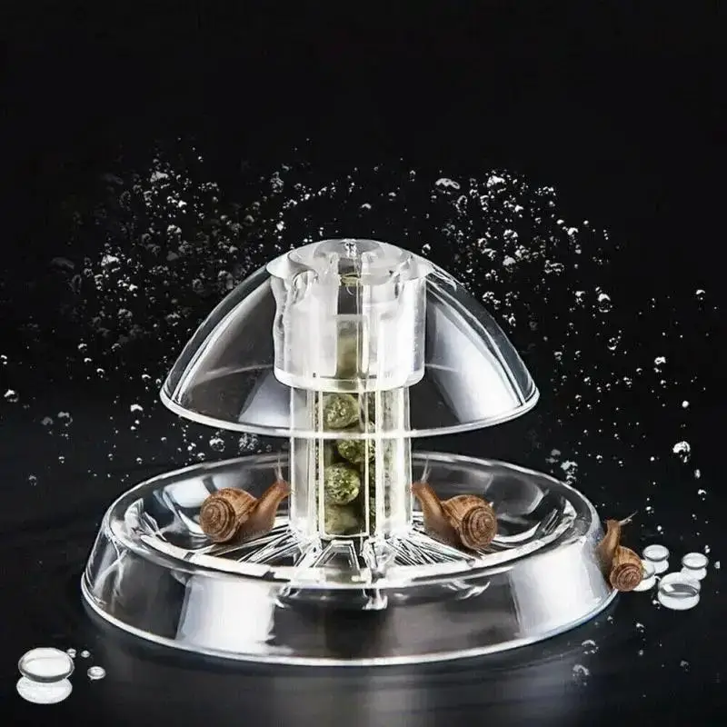 2026 New 6/8CM Clear Plastic Snail Trap Aquarium Pest Catcher Box Fish Tank Aquatic Plant Tank Cleaning Removal Tools Supplies - view 4