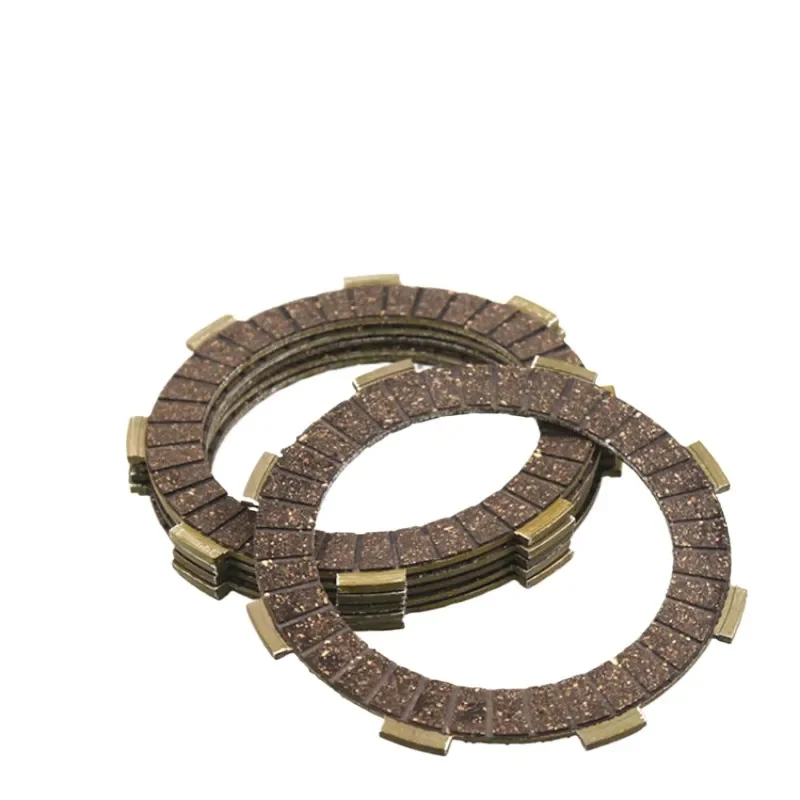 Motorcycle Clutch Plate Friction Disc Iron Plate Compatible with Zongshen CG200 Lifan Futian 175 200 300 Tricycle Engine