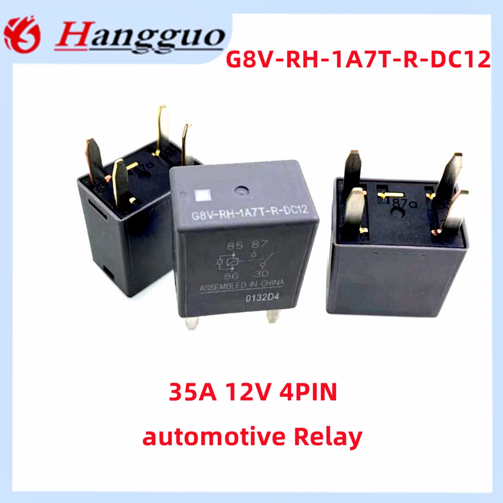 1-10 stks/partij Originele Relais: G8V-RH-1C7T-R-DC12 G8V-RH-1A7T-R-DC12 12 V 35A 12VDC 5 pins 4PIN Conversie Automotive relais