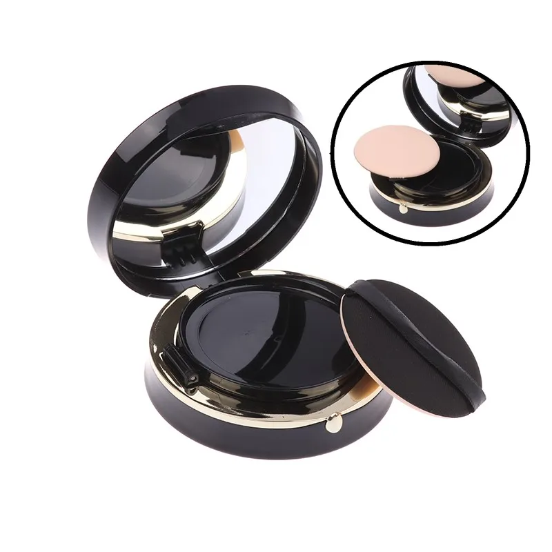 1pc Empty Air Cushion Puff Box Portable Foundation DIY Boxes With Mirror Sponge Cream Cosmetic Case Container Makeup Tools