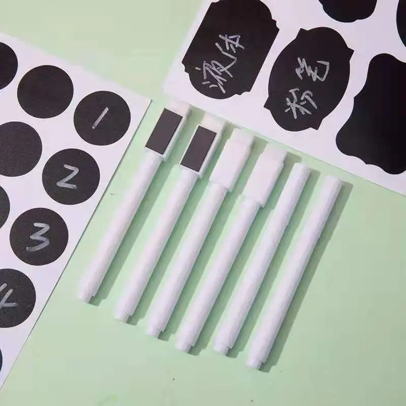 Magnetic Erasable Whiteboard Pen Color Options Blackboard Note Numbering Stationery Office Teaching Supplies for Classroom Use