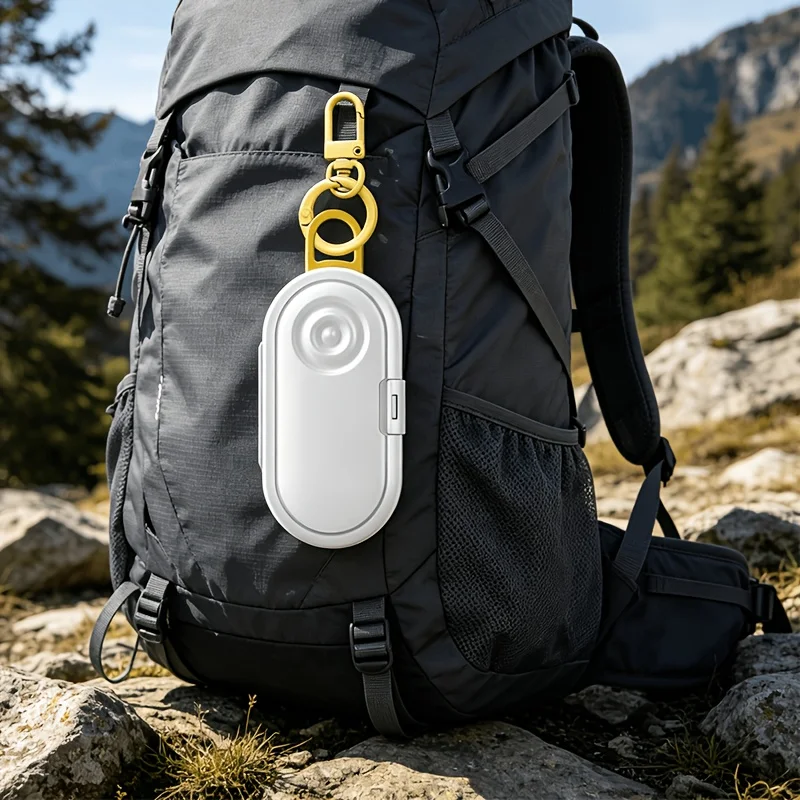 Portable Mini Pill Box with Gold Keychain, Can Be Hung on Bag, Keychain, or Phone, 3 Colors, Multifunctional Outdoor Travel Storage Box, Multifunctional Hanging Pill Box, 3 Colors Portable Mini Pill Organizer, Travel Pill Box