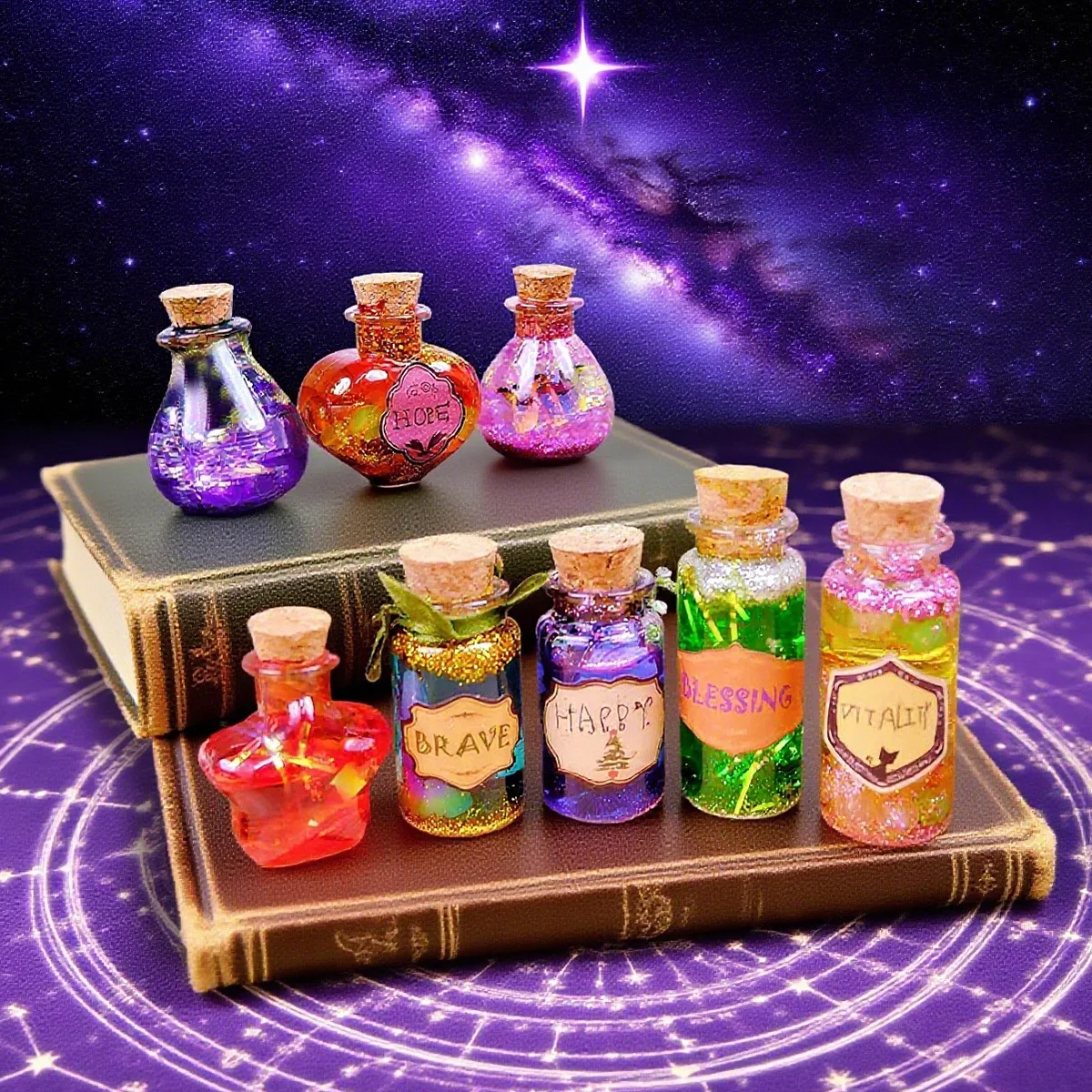 Kleiner Zauberer-Zaubertrank, Kinder-DIY-Zauberspielzeug, Kreative Experimente DIY-Dekorationsspielzeug Geschenk für Weihnachten/Geburtstag/Halloween – Detail 6