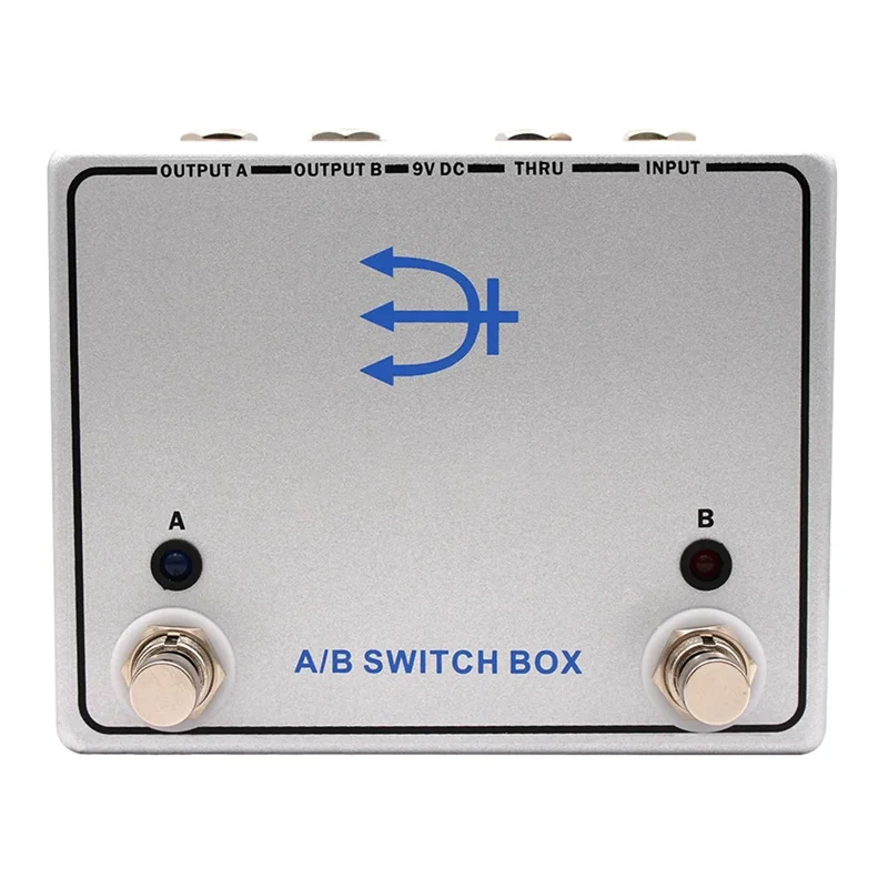 

AU61-Guitar Signal A/B SWITCH Box Pedal Channel Switcher For Two Amp Paths Effect Box Guitar Parts Guitar Effects Pedals