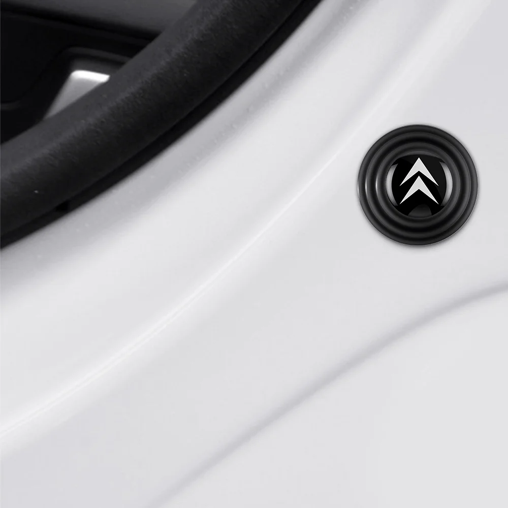 4/10pcs Car Door Trunk Sound Insulation Shock Absorbing Anti-collision Pad Stickers Accessories For Citroen C4 Picasso Xsara C5