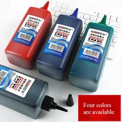 500ML/bottle Whiteboard Pen Ink/Water-based Erasable Refill Liquid Black Red Blue Green Super Large Capacity Filling Solution