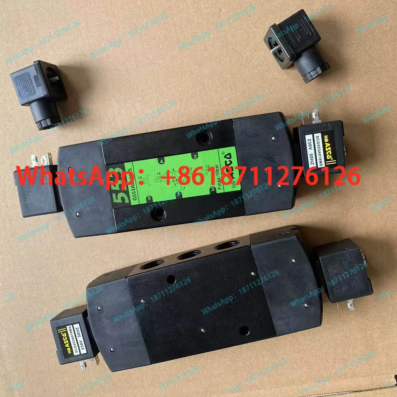 SCG553A018MS G553A002MS Solenoid Valve Two-Position Five-Way 4-Point Pneumatic Reversing Valve G553C018M for Industrial Use