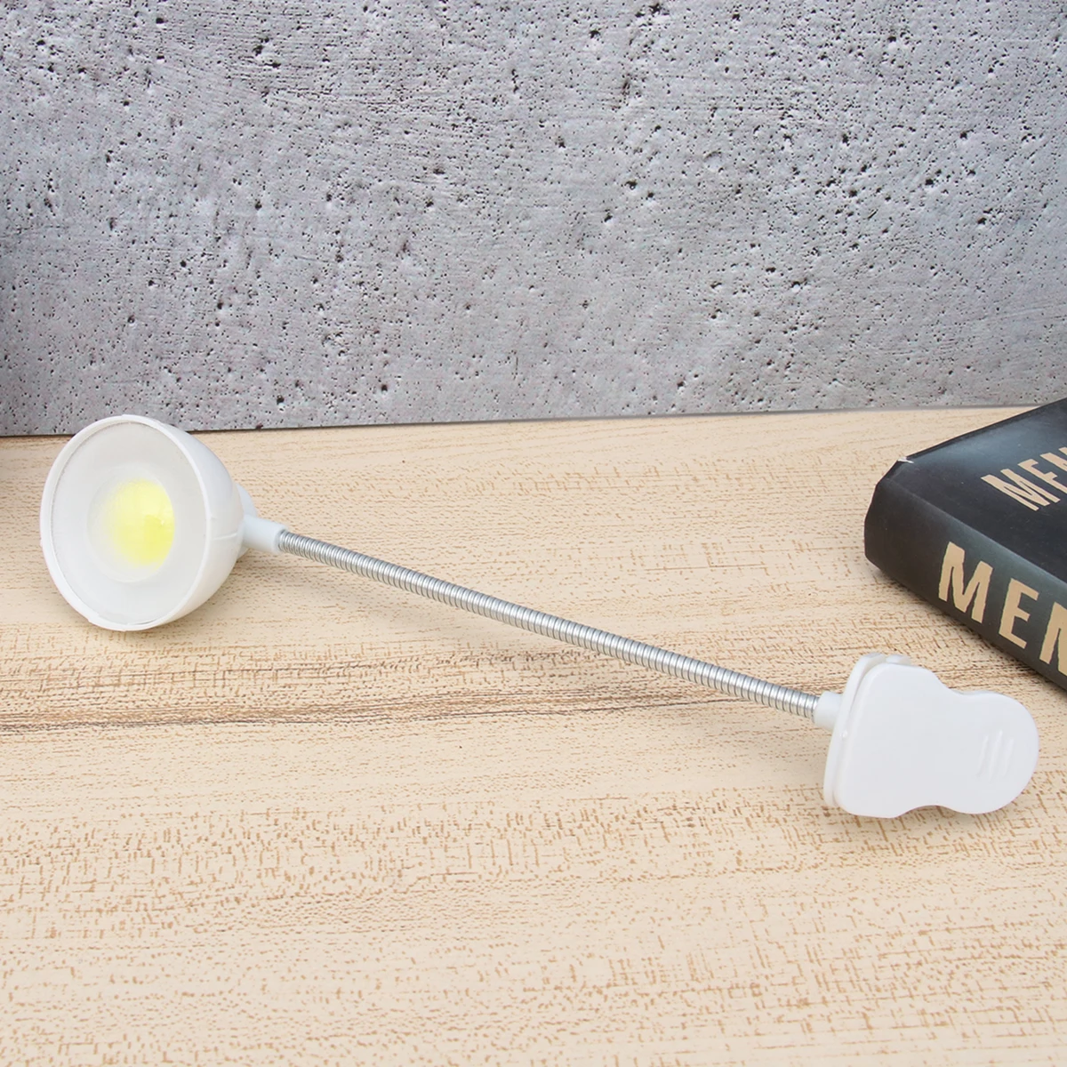 ポータブルLEDクリップランプ3Wブルー目に優しいデスクライト読書勉強夜間使用フレキシブルデザインクリップデスクライト