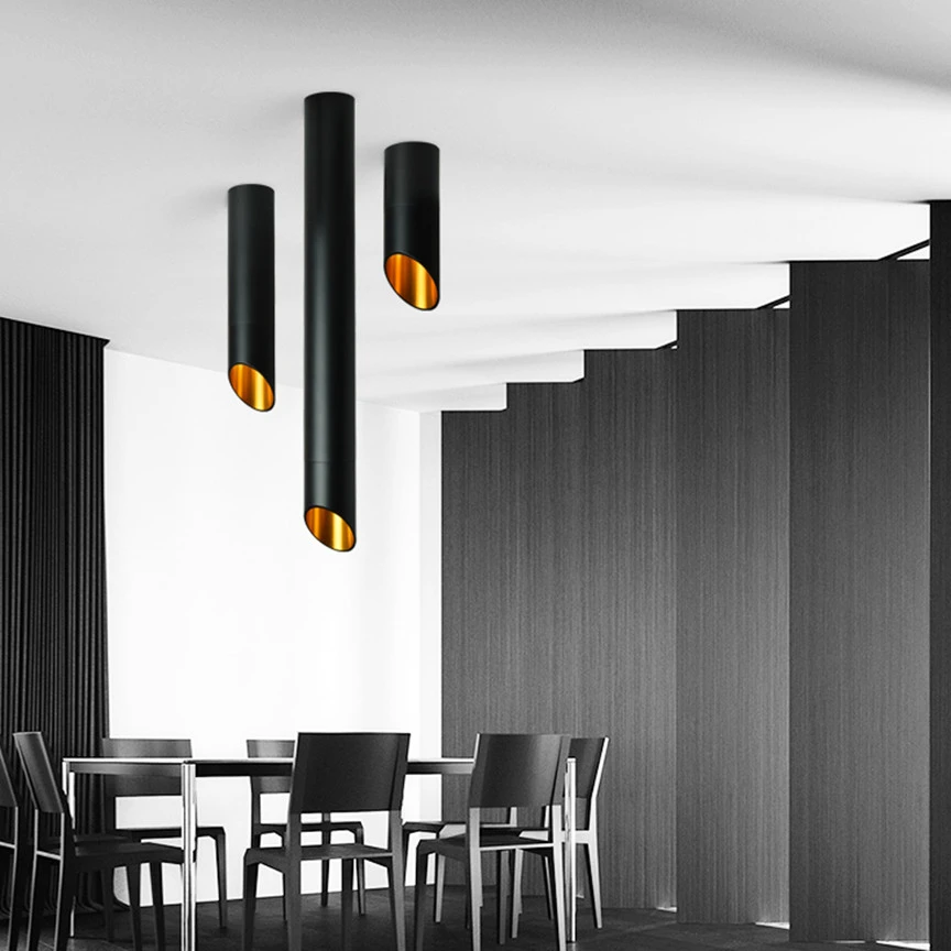 

Surface Mounted Downlights 7W 12W Hanging Long Tube Ceiling Lamp Kitchen Dining Room Bar Counter Shop Spot Lighting AC110-220V